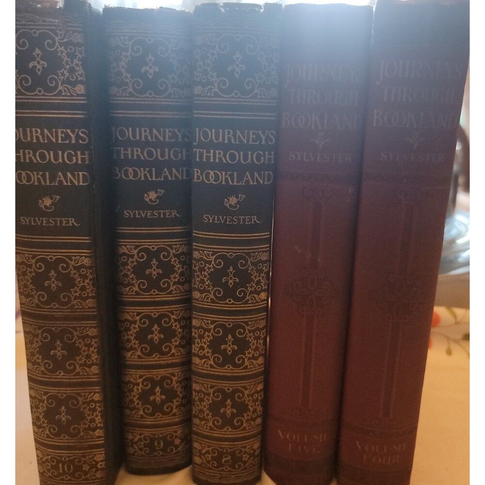 lot of 5 Journeys Through Bookland Hardcover Books Volumes 4&5, 8-10